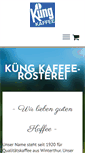 Mobile Screenshot of kuengkaffee.ch